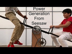 Power generation from seesaw mechanical engineering final year project