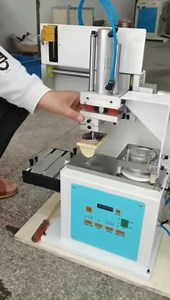 Pad Printer, Semi-Automatic Pneumatics Cup Printer with Adjustable Workbench and Oil Cup, 2200pcs/H 4x10inch Monochrome Pneumatic Pad Printing Machine for Cosmetics Textiles Insoles Toys