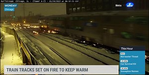 "This is one of the wilder things that I've ever seen... That train is on fire!" | The Weather Channel
