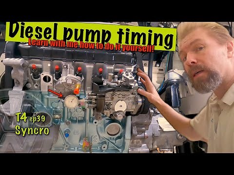 Diesel pump timing ⏱️ VW T4 2.4D AAB engine