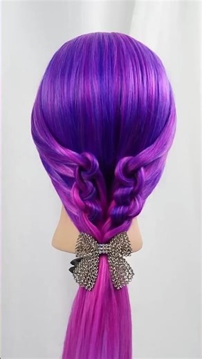 Easy Hair Tutorial for Girls – Quick and Simple Hairstyle #hairstyle #hair
