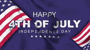 Download Happy Independence day of USA background looping animation for free
