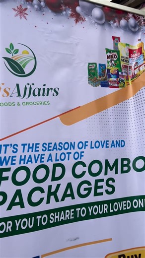 Foods&Groceries vendor in Lagos on Instagram: "Na here we Dey🥰🥰🥰 if you are around Fagba and it’s environs, please come shop foodstuffs combo as low as #10000. You can call me to direct you to our stand 👉👉07062366397 #viral #foodvendorinlagos #foodcomboboss"