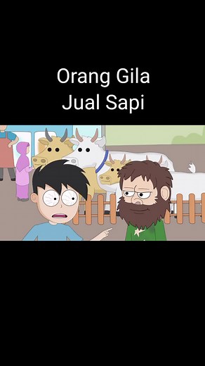 Orang Gila Jual Sapi - Gambar Animasi Sapi 1019