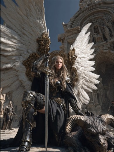 Angels Rise for Heaven’s Glory: Epic Battle of Angels and Demons