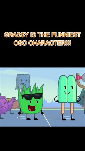 grassy being the best part of the Object Invasion crossover #objectinvasion