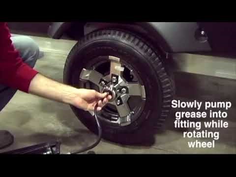 How to grease the hubs on a FLOE CargoMax trailer