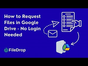 How to Request Files in Google Drive - No Login Needed