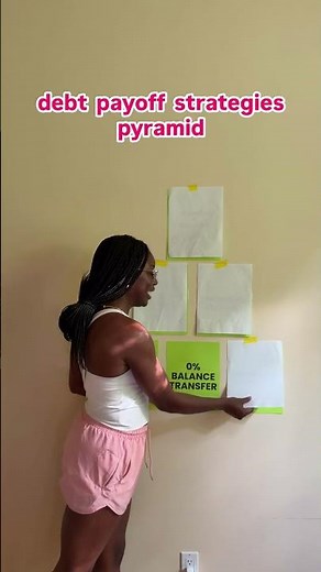 ranking debt payoff strategies pyramid!! #personalfinance