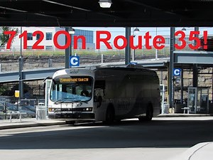 NeoplanDude | DART 2020 Proterra Catalyst BE-35 #712 On Route 35, To Wilmington Transit Center!