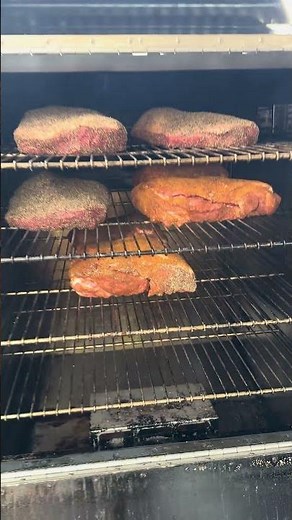 Briskets and Butts on the Ole Hickory Pit #brisket #pork #bbq #barbecue #smokedmeats