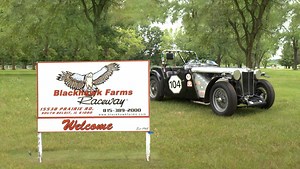 Vintage cars ready to hit the track at Blackhawk Farms Raceway