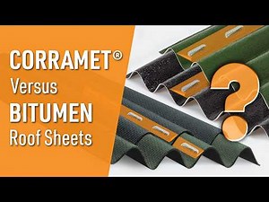 Corramet® Corrugated VS Corrapol®-BT Bitumen Roof Sheets