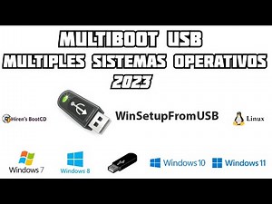 ✅ Crear Memoria USB Multi-boot con WinSetupFromUSB Windows 7 , 8, 10 11