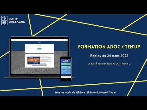 Formation ADOC/Ten'Up - Le suivi financier dans ADOC - Produits/services/charges