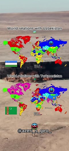 Uzbekistan vs. Turkmenistan: World Relations