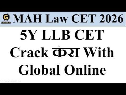 MAH LLB CET 2026 Crash Course | 30 Days to Crack Exam