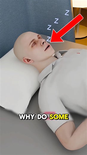 Why Do People Snore So Loudly? The Surprising Science Behind It 😴 #facts #snoring #shorts