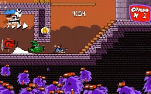 [Pizza Tower]Snick's Challenge但是卧槽紫色豪猪族群大迁徙_哔哩哔哩bilibili