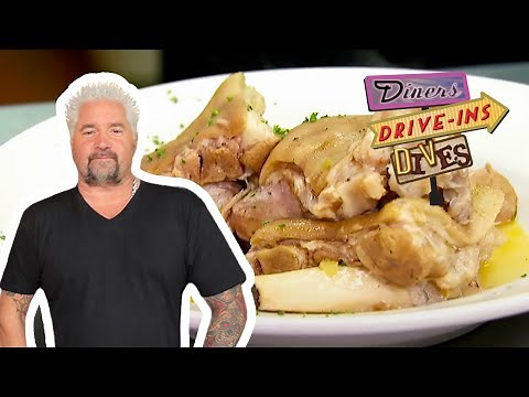 Guy Fieri Eats Smothered Turkey Chops in Atlantic City | Diners, Drive-Ins and Dives | Food Network