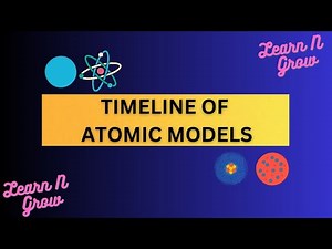 Timeline of Atomic Models | What is an Atom? #LearnNGrowwithMe #chemistry #atomicmodel