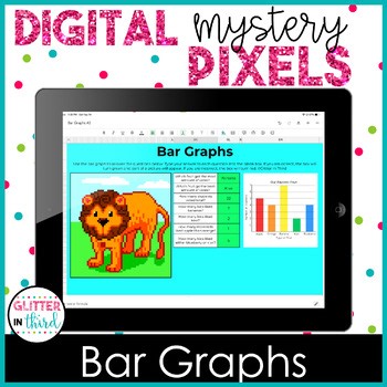 Bar Graph Pixel Art | Digital Self-Grading Google Sheets Math Activities