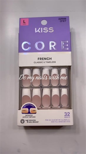 DIY French Tip Press-On Nails Tutorial