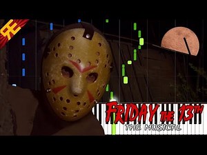 Friday The 13th The Musical - Random Encounters [Synthesia Piano Tutorial]