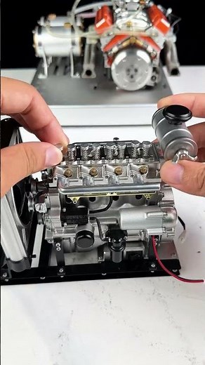 Mini metal engine kit #modelkit #mechanic #motor #usa #miniengine