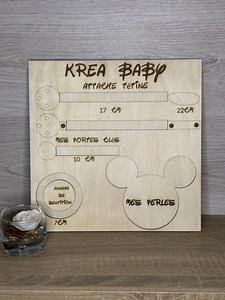 Template Board for Pacifier Clip, Teething Ring, Key Ring, Breastfeeding Necklace - Etsy Canada