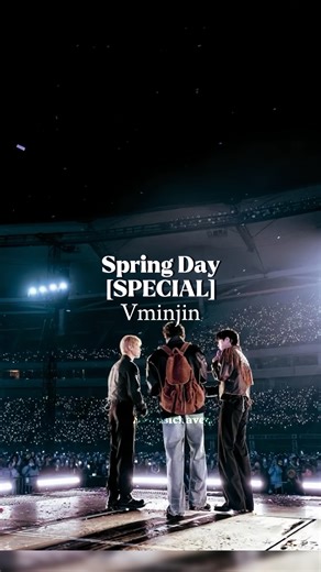 BTS⁷ on Instagram: "Spring Day - Jin, V & Jimin [SPECIAL] (clips and music credits to their respective owners, I only own the editing) Translations: doolset lyrics DO NOT REPOST MY EDITS WITHOUT PERMISSION Follow me on TikTok, Threads, Weverse, YouTube, Stationhead, Facebook & X as well: @boramusichaven TAGS #bts #jin #jimin #v #springday #liveconcert #specialperformance #runseokjin_eptour_encore #kimseokjin #parkjimin #kimtaehyung #lyrics #btssongs #music #btslyrics #explorepage #trending #btse