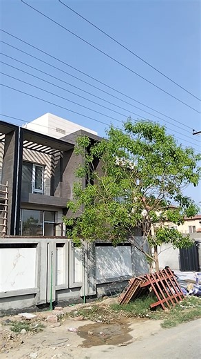 Engineer Town Emerald pearl main entrance and pillar. Check our work #granite #graystucture #exterior #engneertown