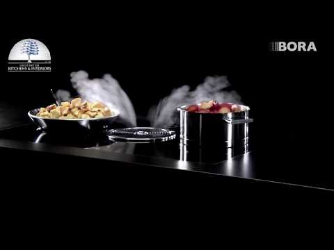 Bora induction hob with built in extractor