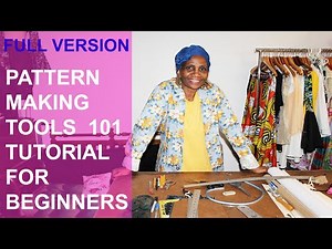 Pattern Making Tools 101 Tutorial For Beginners (Full Version) | GP FASHION ACADEMY