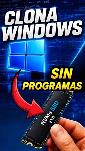 ¡CLONA WINDOWS SIN PROGRAMAS! 😱 El método oculto que nadie te cuenta