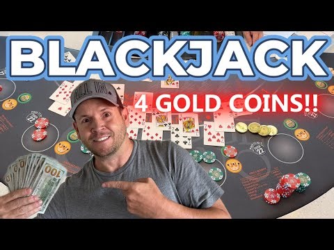 Blackjack Free Bet! Crazy Hands and Side Bet WINS! #casino #blackjack #gambling #freebet #split
