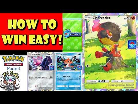 How to Win the Charcadet Drop Event Easy! Brand New Pokémon TCG Pocket Drop Event! All The Promos!