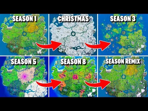 Evolution of Fortnite Map (Chapter 2)