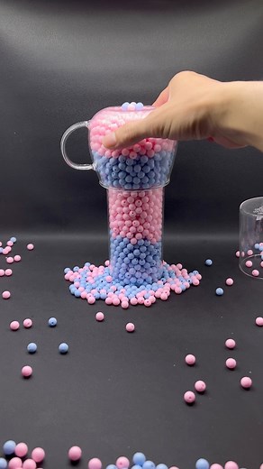 Reverse Beads ASMR: Colorful & Hypnotizing! 🟡✨ #asmr #relaxing #colorfulbeads | Mr Beads