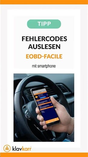 Reading error codes with EOBD-Facile – Smartphone #shorts