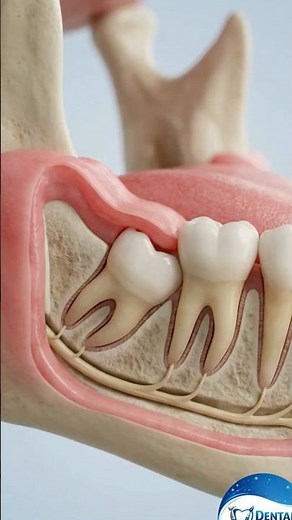 Impacted Wisdom Tooth Removal Procedure-3D Dental Surgery Animation #shorts #ai #dentist #education