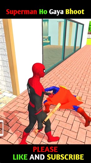 Spider-Man Superman Ko Mar Diya | Indian theft auto 💥#short #indiantheftauto #trending #vital