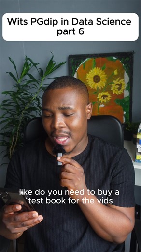 WITS PGDip in Data Science Overview Part 6