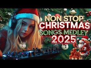 Non stop Christmas Songs Medley 2025 🎅 Top Best Christmas Songs 2025 🎄 🎁 Playlists with lyrics
