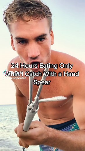 Surviving 24 Hours with Only a Hand Spear