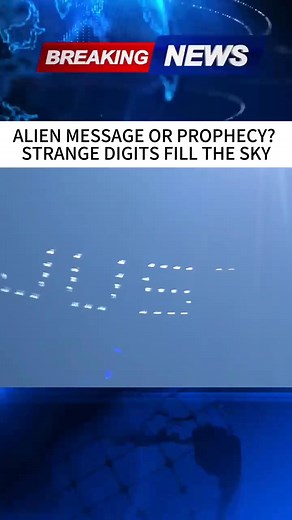 247K views · 1.9K reactions | ALIEN MESSAGE OR PROPHECY? STRANGE DIGITS FILL THE SKY #news #footage #nasa #science #trending #ufo #alien #ufos #alientechnology #update #science #fyp #fypvideo | Haji Mangoen | Facebook