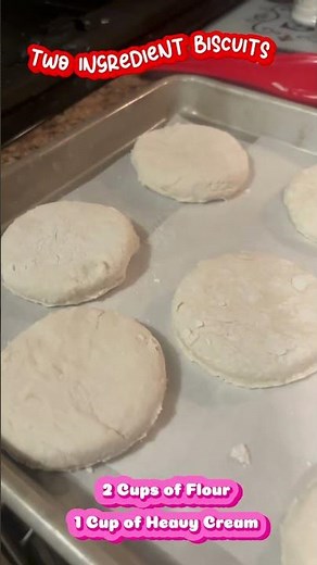 Two Ingredient Biscuits