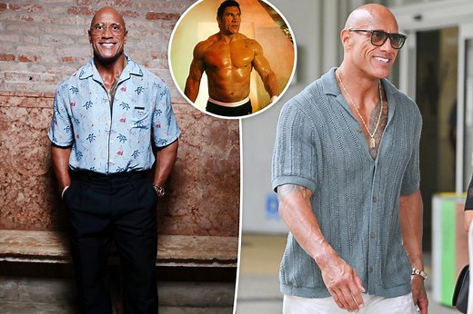 Dwayne ‘The Rock’ Johnson shocks with new slimmed-down physique after MMA fighter role in ‘The Smashing Machine’