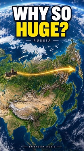 How Did Russia Become the Largest Country on Earth? #shorts