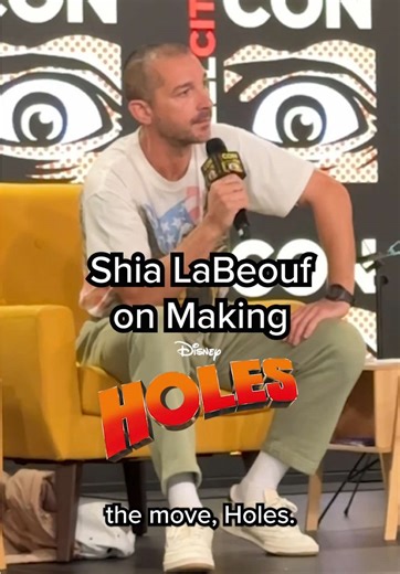 “Holes was horrible.” - Shia LaBeouf 😳 #shialebeouf #steelcitycon #holesmovie #holes2003